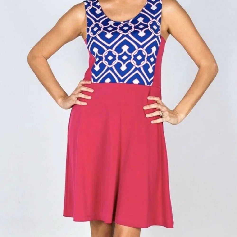 Tracy Negoshian Elsa Dress Size L NWT - Picture 1 of 8